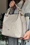 Women's Braided 4 Compartment Shoulder Bag and Handbag 2180-glb - 7