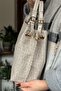 Women's Braided 4 Compartment Shoulder Bag and Handbag 2180-glb - 8
