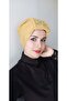 شال نسائي مطرز بنمط الخردل ذو وجهين