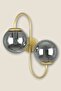 Jupiter Wall Sconce Modern Design Antique Color Smoked Glass Cafe - Kitchen - Bedroom - Hall Wall Sconce - 5