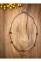 Agate Stone Prong Vintage Bohemian Rope Necklace - 3