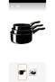 Kavalkad 3 Piece Sauce Pot Set