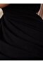Small Bamboo Ribbed Jersey Shawl |   Color: Black |   Hijab - 4