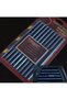 Interior Air Conditioning Grille Air Outlet Decorative Strips Air Conditioning Strip Chrome Blue - 3