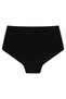 Women's Black High Waist Cotton Lycra Panties, Pack of 7 32350 - 2