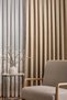 Beige Color Frequent Pleated 1X3 Background Curtain Single Wing 9475