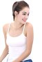 Women's Cotton Combed Cotton 3-Piece Undershirt with Rope Straps - 4