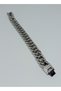 1.Class Quality 316L Surgical Steel Men's Bracelet, Zircon Stone Silver Chain Model 22 cm No:50 - 4