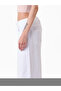 White Loose Cut Trousers - 8