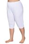 Women's 100% Cotton Elastic Short Pajama Long Johns Set of 6 - 3