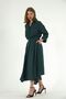 Women's Bag Pocket Elastic Waist Shirt Skirt Set - 6