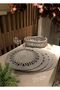 Natural, Jute, Wicker, Plate, Basket, Bread Basket, American Service Set, 4 Plate, 1 Basket - 2