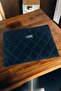 Black Fluffy Quilted Laptop Tablet Case 13-14 Inch & Portfolio Bag