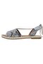 Women's Vegan Leather Multicolor Lace-up Sandals - That's Amore from Italy Design - 3