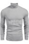 Gray Turtleneck Men's Knitwear Turtleneck Sweater