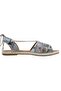 Women's Vegan Leather Multicolor Lace-up Sandals - That's Amore from Italy Design - 4