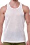 Men's Cotton Combed Mesh Undershirt 6 Pieces - 6
