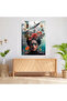 Frida Painter Style Glass Wall Art Decor, Frida Painter Works, Glass Wall Art - 3