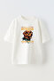 Unisex Golden Retriever Color My Life Design Printed Cotton White Oversized t-shirt