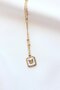 Stainless 316L Steel Necklace - Mother of Pearl Butterfly Medallion - Non-Tarnish Necklace - 2