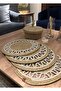 4 Pieces of Tableware, 1 Piece of Bread Basket, Jute Plate, Placemat, Plate, Bread Basket - 7
