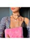 Stringed pearl lolita heart choker necklace - 5
