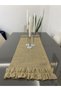 Frilly Wicker Jute Runner 40x120 cm (CUSTOM SIZE MADE)