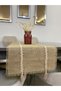 Knitted Motif Jute Runner 40x120 cm (Special Size Made) - 3