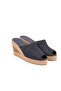 Authentic Handmade Platform Woven Women's Linen Casual Slippers - 3