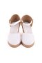 Real Handmade Straw Wedge Heel Linen Straw Espadrille Handmade - 3