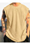 Plain Wear Out Men's Sleeveless Zero Sleeve Trend T-Shirt