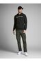 Jack&Jones Men's Ecorp Old Logo Sweat Hood Noos 12137054 Black - 2