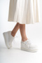 Women's Mother of Pearl Laced Laced Bridal Shoes - 2