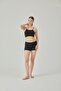 Women's Black Length Short Low Panties