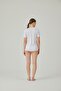 White V Neck Regular Fit Women's Premium Undershirt Short Sleeve - 3