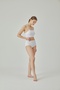 Women's White Full Brief Low Panties - 2