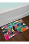 Sea Creatures, 40 Cm X 60 Cm Non-Slip, Cotton Woven Base Bath Mat