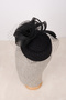 Stylish Bridal Cap with Pearl and Feather Detail Bridal Wedding Hat - 4