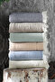 Gold 3 Layer Muslin Peshtemal Beach Towel Water Green 125X190 - 4