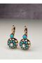 Mardin's Little Floral Blue Earrings - 2