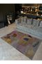 Shape Collection Gray Pink Tones Multicolor Woven Base Modern Decorative Carpet 29 - 4