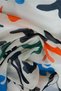 Cream Pop-art Patterned Bandana Colorful Scarf New Season Hair Accessory - 3