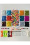 No:67 Letter Beads, Fimo Beads and Sand Beads Jewelry Hobby Making Set