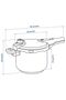 365+ Stainless Steel Pressure Cooker 6 Liters - 4