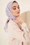 وشاح من الخيزران الفاخر باللون الرمادي
