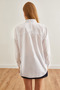 Women's Water White Palm Sequin Detailed Woven Shirt Gml- 19001225 - 2