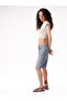 Light Blue Cut-Off Bermuda Shorts - 3