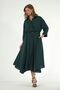 Women's Bag Pocket Elastic Waist Shirt Skirt Set - 4