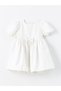 Crew Neck Short Sleeve Baby Girl Dress