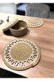 2 Pieces of Tableware, 1 Piece of Bread Basket Set, Jute Plate, Placemat, Plate, Bread Basket - 2